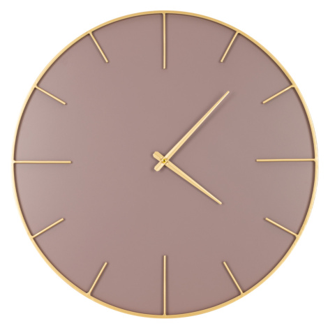 Nástěnné hodiny PINK fialová Ø 60 cm Mybesthome