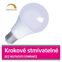 LED žárovka Classic A60 / E27 / 10,5 W (75 W) / 1 060 lm / teplá bílá / stmívatelná