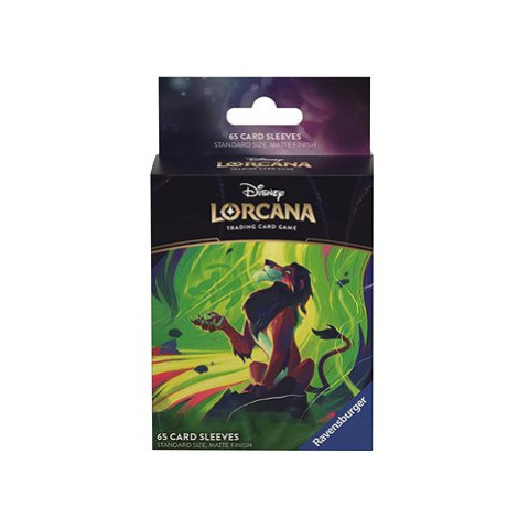 Disney Lorcana: Azurite Sea - Card Sleeves Scar, Vengeful Lion, The Lion King RAVENSBURGER