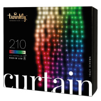 Chytrý vánoční LED závěs Twinkly Curtain Special Edition / 210 LED / IP44 / 2,5x1,5 m / vícebare