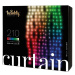 Chytrý vánoční LED závěs Twinkly Curtain Special Edition / 210 LED / IP44 / 2,5x1,5 m / vícebare