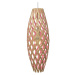 david trubridge david trubridge Hinaki závěsná lampa 50 cm bambusově červená