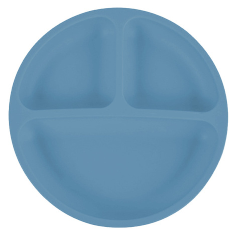 Dětský silikonový talíř PupyHou Barva: Blue (modrá)