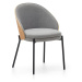 Jídelní židle v šedo-přírodní barvě v sadě 2 ks Eamy – Kave Home