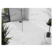 MEXEN/S Stone+ obdélníková sprchová vanička 160 x 90, bílá, mřížka černá 44109016-B