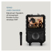Auna Centerstage 8, přenosný karaoke reproduktor, 40 W, 14.1" displej, bezdrátový mikrofon