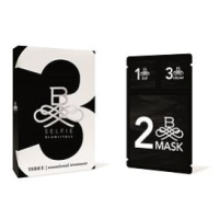 B-Selfie THREE 5 beauty masks - plátýnková anti-age maska na obličej+mini sérum+ mini krém, 5 ks