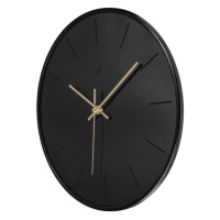 AURIOL® Nástěnné hodiny, Ø 25 cm (černá/zlatá)