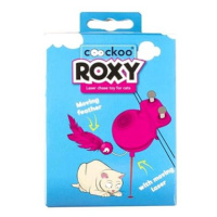 EBI COOCKOO ROXY Interaktivní laserová hračka pro kočky 8x8x10,5cm růžová