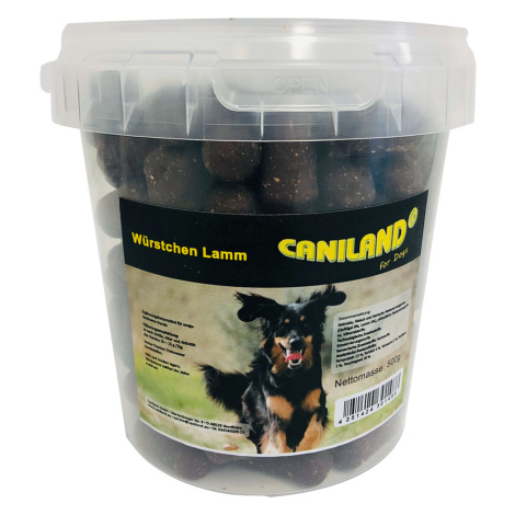 Caniland jehněčí klobásky s kouřovým aroma - 6 x 500 g