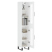 vidaXL Skříň highboard bílá 34,5 x 34 x 180 cm kompozitní dřevo