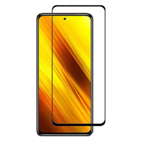 3x 3D tvrzené sklo s rámečkem pro Xiaomi Poco X4 Pro 5G - černé - 2+1 zdarma