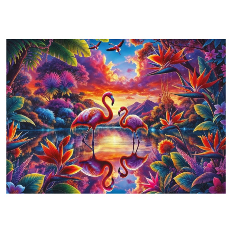 ART PUZZLE Puzzle Setkání plameňáků 2000 dílků