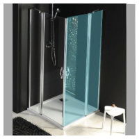 ONE sprchové dveře s pevnou částí 800 mm, čiré sklo GO4880