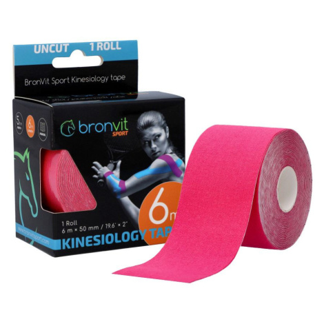 BronVit Sport Kinesio Tape classic 5 cm x 6 m	 tejpovací páska růžová