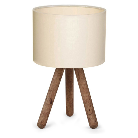 Opviq Stolní lampa Aydo I krémová/hnědá Opviq lights