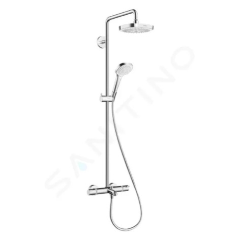 Hansgrohe 27352400 - Termostatická vanová baterie Showerpipe 180 s příslušenstvím, 2 proudy, bíl