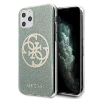 Kryt Guess iPhone 11 Pro Max Khaki Hard Case 4G Circle Glitter (GUHCN65PCUGLKA)