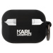 Karl Lagerfeld 3D Logo NFT Choupette Head Silikonové pouzdro Airpods Pro 2 černé