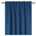 Dekorační jednobarevný závěs s tunýlkem s poutky ECLITT modrá 140x260 cm (cena za 1 kus) MyBestH