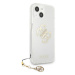 Guess GUHCP13SKS4GGO hard silikonové pouzdro iPhone 13 Mini 5.4" transparent 4G Gold Charms Coll