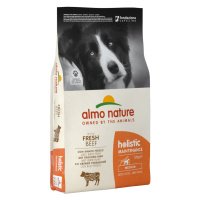 Almo Nature Holistic Adult hovězí s rýží Medium - 12 kg