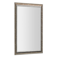 AMBIENTE zrcadlo v dřevěném rámu 620x1020mm, bronzová patina NL701