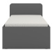 Studentská postel 90x200 se zásuvkou jarek - šedá