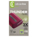 Powerbanka Cellularline Thunder 10000 mAh, červená