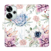 iSaprio Flip pouzdro Succulents Pattern pro Poco F6