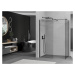 MEXEN/S Kioto Sprchová zástěna WALK-IN 130 x 80 cm, transparent, černá 800-130-202-70-00-080