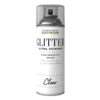 Rust-Oleum Bezbarvý ochranný lak ve spreji Glitter Clear Protective Sealer 400 ml