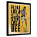 Obraz na plátně Muhammad Ali - Float Like a Butterfly, 2 - 30×40 cm