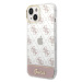 Guess GUHCP14MHG4MHP hard silikonové pouzdro iPhone 14 PLUS 6.7" pink 4G Pattern Script