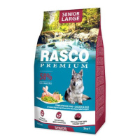 Granule RASCO Premium Senior Large kuře s rýží 3 kg