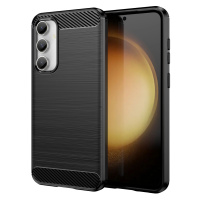 Flexibilní pouzdro s karbonovým vzorem pro Samsung Galaxy S23 FE Carbon Case - černé