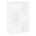 Shumee úložná skříňka bílá 60×29,5×90 cm dřevotříska, 801134
