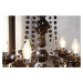 LuxD 16790 Luxusní lustr Barisimo XL Černý závěsné svítidlo