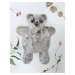 Plyšový medvídek na loutkové divadlo Bear Puppet Sweety Mousse Histoire d’ Ours šedý 25 cm od 0 