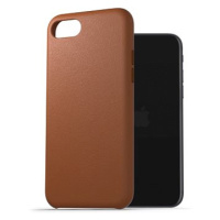 AlzaGuard Genuine Leather Case pro iPhone 7 / 8 / SE 2020 / SE 2022 sedlově hnědý