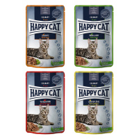 Výhodné balení Happy Cat Pouch Meat in Sauce 48 x 85 g - mix II