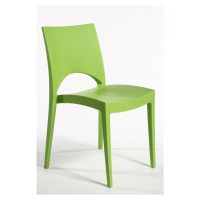 Plastová jídelní židle Stima PARIS – bez područek, stohovatelná Verde mela