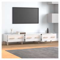 vidaXL TV skříňka bílá vysoký lesk 150 x 34,5 x 30 cm kompozitní dřevo