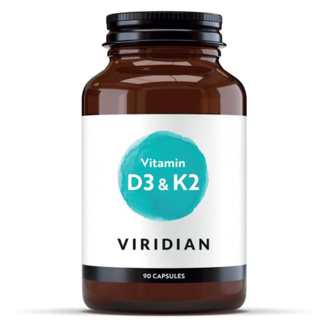 Viridian Vitamin D3 & K2 90 kapslí