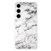 iSaprio White Marble 01 - Samsung Galaxy S24+