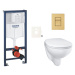 Závěsný wc set do lehkých stěn / předstěnová montáž Grohe Bau Ceramic SIKOGRSBAUSCGN0