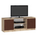 Stolek pod TV RTV 140 2D 1P sonoma / wenge