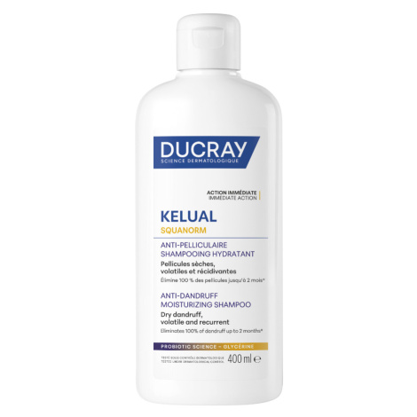 Ducray Kelual Squanorm Šampon hydratační na suché lupy 400 ml