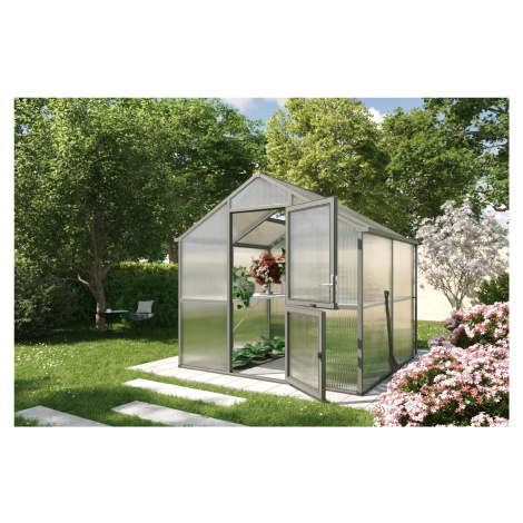 Zahradní skleník KGT Iris II 2,2 x 2,3 m, antracit/šedá