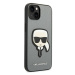 Karl Lagerfeld KLHCP14MSAPKHG hard silikonové pouzdro iPhone 14 PLUS 6.7" silver Saffiano Karl`s